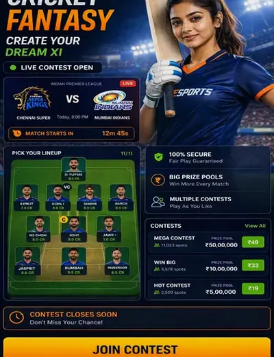 RS9 (rs9 bet) fantasy cricket & matchday visual 3
